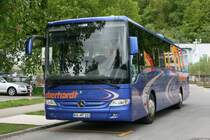 Mercedes Tourismo H, Hochboden-Variante in ****-Ausf�hrung,  Eberhardt Hagro , Sigmaringen Landesgartenschau 12.05.2013