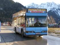 14.1.07. Dieser Neoplan dient als Shuttlebus ins Skigebiet Hochzeiger. Gesichtet in Jerzenz