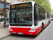 Hochbahn Wagen 7272 (MB Citaro G) als 109 U Alsterdorf  am Gerhart-Hauptmann-Platz
11.05.13