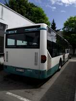 Noch zwei Mercedes Benz Citaro C1 hat der SVM hier einer von hinten am 19.05.13 beim Tag der Offenen T�r 