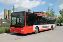 S�d-west Bus in Weil Der Stadt am HBF am 18.05.2013