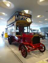 Oldtimer Milnes-Daimler Doppeldecker Bj. 1907, Mercedes-Benz Museum Stuttgart 30.05.2013