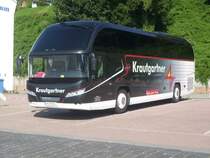 Neoplan Cityliner on Krautgartner aus �sterreich im Stadthafen Sassnitz am 19.08.2012
