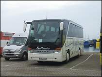 Setra 411 HD von Stottmeier aus Deutschland im Stadthafen Sassnitz am 25.08.2012