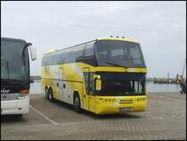 Neoplan Spaceliner von Oberhavel-Bus-Express aus Deutschland im Stadthafen Sassnitz am 25.08.2012