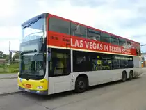 MAN Lion's City DD  BVG  B-V 3486, Werbung  Las Vegas in Berlin , Berlin 07.06.2013