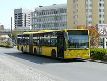 20.04.08,MB-CITARO der EVAG Nr.4522 in Essen-Steele am S-Bahnhof.