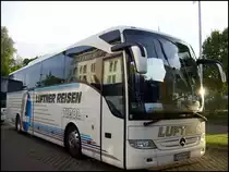 Mercedes Tourismo von Lftner Reisen aus sterreich in Bergen am 28.08.2012