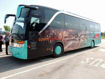 SETRA S415HD von KASTLER bei einem kurzen Halt auf der Raststtte Odmorite Krka; 130425