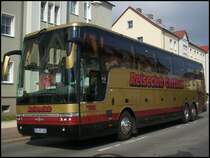Van Hool T916 vom Reiseclub Cottbus aus Deutschland im Stadthafen Sassnitz am 29.08.2012