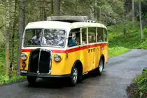 Saurer 1 C-H auf dem Postautokurs Griesalp-Kiental-Reichenbach; 09.06.2013