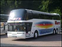 Neoplan Spaceliner von Marx aus Deutschland im Stadthafen Sassnitz am 29.08.2012