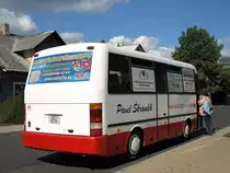SOR C 7.5 auf der Stadtverkehrlinie in Klterec, Busbahnhof. Diese Foto ist der letzte von Wagen. Der Bus wurde ein paar Tage spter ausgemustert. (21.9.2010)