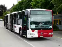 tpf - Mercedes Citaro Nr.596  FR 300398 unterwegs in Nidau frs ETF am 16.06.2013