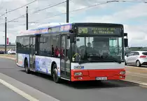 MAN NL 263 der SWB, BN-SW 4366, auf der Kennedybrcke in Bonn - 15.06.2013