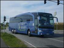 Mercedes Travego von Neubauer Reisen aus Deutschland in Mukran am 02.09.2012