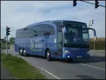 Mercedes Travego von Neubauer Reisen aus Deutschland in Mukran am 02.09.2012