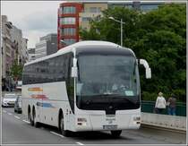 MAN Lion's City in den Strassen der Stadt Luxemburg unterwegs am 14.06.2013.