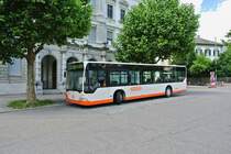 MB Citaro Nr. 76, ex. BGU, auf der Linie 9, Solothurn Amthausplatz, 22.06.2013.