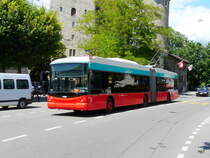 VB - Hess Swisstrolley BGT-N2C Nr.60 unterwegs in Nidau am 22.06.2013