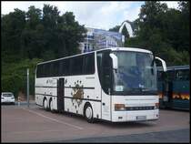 Setra 317 HDH von Forstmann Tours aus Deutschland im Stadthafen Sassnitz am 05.09.2012