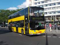 MAN Lions City DD Bj.2010 BVG-Wagen 3542 als 200 Michelangelostr.am Bhf.Zoo (21.06.13)