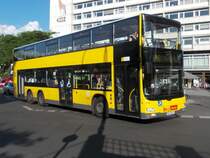 MAN Lions City DD - BVG Wagen 3421 als M46 U Britz-Sd am Bahnhof Zoo (21.06.13)