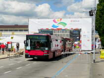 Bern Mobil - Volvo-BL7-Hess Nr.259  BE 572259 unterwegs in Nidau fr das ETF 2013 in Biel am 22.06.2013