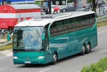 Mercedes Benz Travego ex-Schrnig immatricul en Pologne, prs de Berne 21.06.2013