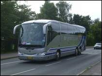 Scania Irizar von de graa busser aus Dnemark in Sassnitz am 05.09.2012