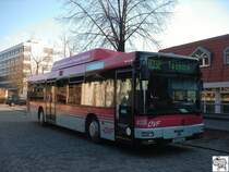 MAN der Omnibus Verkehr Franken Gmbh (OVF). Abgestellt nahe des Kronacher Bahnhofes am 05. M�rz 2008.