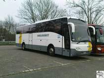 Scania Irizar  Sneldienst  am 19. April 2008 auf den Messeparkplatz in Dortmund.