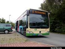 Wagen 540 der VBBr vor dem Betriebshof in der Upstallstrae 18 .