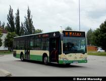 Wagen 533 der Verkehrsbetriebe Brandenburg an der Havel ( VBBr ) an der Fontanestrae in Brandenburg