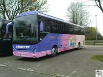 Irisbus Evadys HD des franz�sischen Reiseunternehmens  De Witte  am 19. April 2008 auf den Messeparkplatz in Dortmund.
