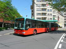 VB Biel - Mercedes Citaro Nr.156  BE 666156 unterwegs in Biel fr das ETF 2013 in Biel am 22.06.2013