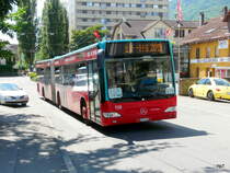 VB Biel - Mercedes Citaro Nr.158  BE 666158 unterwegs in Biel fr das ETF 2013 in Biel am 22.06.2013