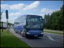 Mercedes Travego der Verkehrsbetriebe Kreis Pl�n in Lietzow am 06.09.2012