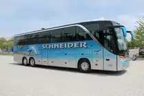 der fabrikneue Setra 416 HDH zur Erg�nzung der  Starcar-Flotte , Schneider Reisen und Transport AG, Langendorf, SO 21950,
Aufgenommen am 2. Juli 2013