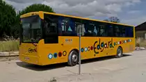 Dieser Bus von Edgard Le Conseil G�n�ral war am 29. Juni 2013 auf einem Busparkplatz in Aigues-Mortes in der Camargue in S�dfrankreich abgestellt.
