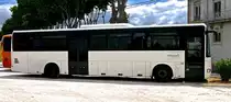 Dieser Irisbus Crossway von STD Gard war am 29. Juni 2013 auf einem Busparkplatz in Aigues-Mortes in der Camargue in S�dfrankreich abgestellt.