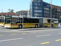 STI - MAN Gelenkbus Nr.106  BE 577106 bei den Bushaltestellen vor dem Bahnhof Thun am 20.09.2007