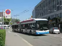 VBZ Nr. 156 (SwTr3) beim Klusplatz am 7.6.2013.
