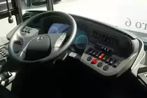 Das  Cockpit  des neuen Citaro C2 der Stadtwerke Neuss. Eine totale umstellung zur vorherigen Citaro Serie der SWN. Was mir ein R�tsel ist, warum die ganzen leeren Kn�pfe?