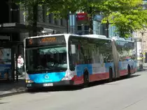 Hochbahn Wagen 7920 - Mercedes Citaro G Bj.2009 auf Linie 5 in der M�nckebergstr.am 7.7.13