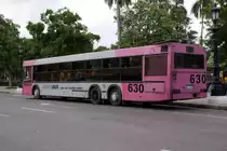 YUTONG Linienbus mit der Betriebsnummer 630 in Havanna. Die Aufnahme stammt vom 12.07.2013.