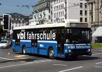 Ein Hess Trolley-Bus der VBL Fahrschule Luzern am 18.06.2013. 