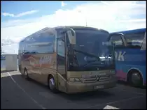 Mercedes Tourino von Gehrig Touristik aus Deutschland im Stadthafen Sassnitz am 23.09.2012