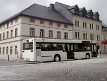 MAN NL202 auf der Linie 492 aus Marienberg nach Freiberg in Marienberg, Markt. (29.7.2013)