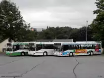 Dreimal MAN EL202 in Marienberg. (25.7.2013)